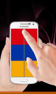 Emulate Android APK Armenia flag zip Lock Screen