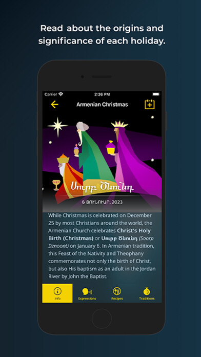 Emulate iPhone app Armenian Holidays & Traditions using MyAndroid Emulate iPhone app Armenian Holidays & Traditions using MyAndroid