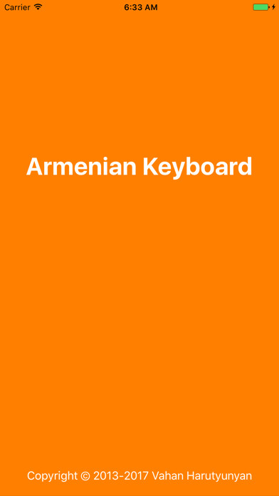 Emulate iPhone app Armenian Keyboard (original) using MyAndroid Emulate iPhone app Armenian Keyboard (original) using MyAndroid
