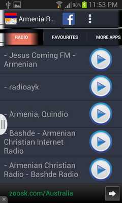 Emulate Android APK Armenia Radio News Emulate Android APK Armenia Radio News