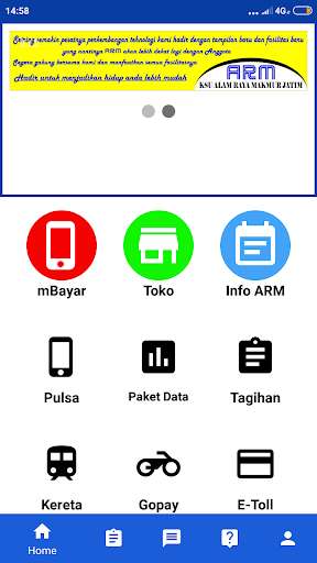 Run android online APK ARM E-Payment from MyAndroid or emulate ARM E-Payment using MyAndroid