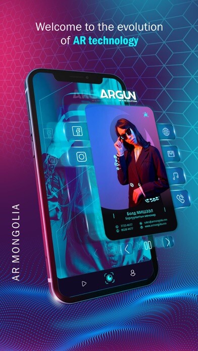 Emulate iPhone app AR Mongolia using MyAndroid