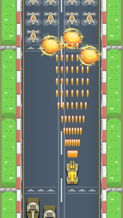 Emulate iPhone app Armored Car VS Evil AI Planes using MyAndroid