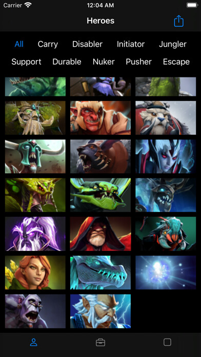 Emulate iPhone app Armory for DOTA 2 using MyAndroid
