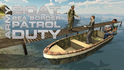 Emulate iPhone app Army Boat Sea Border Patrol – Real mini ship sailing & shooting simulator game using MyAndroid
