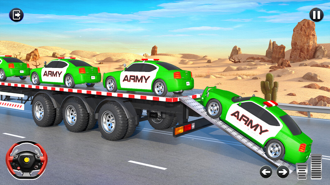 Run android online APK Army Car Transport Truck Sim from MyAndroid or emulate Army Car Transport Truck Sim using MyAndroid