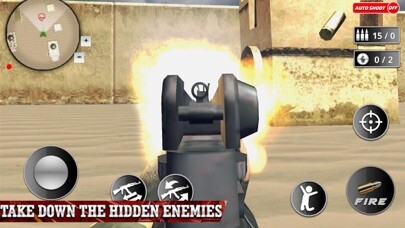 Emulate iPhone app Army Commando: Modern Shooting using MyAndroid