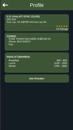 Run android online APK Army Food Service App from MyAndroid or emulate Army Food Service App using MyAndroid