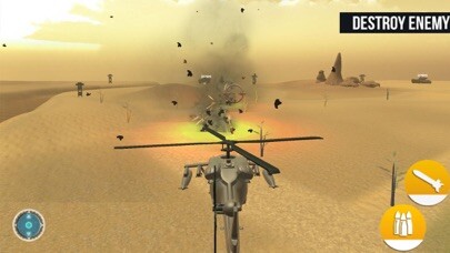 Emulate iPhone app Army Helicopter Battle War using MyAndroid