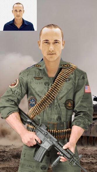 Emulate Android APK Army Photo Suit Editor