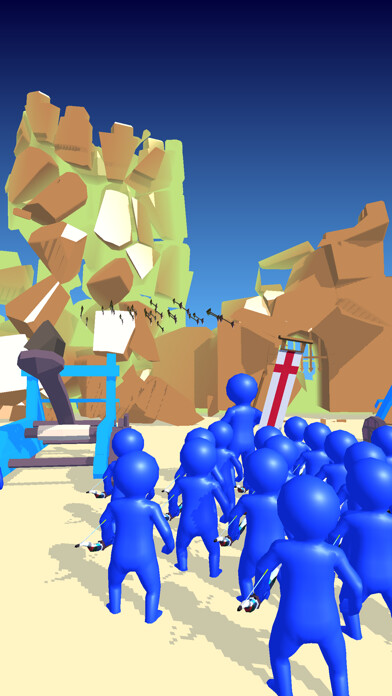 Emulate iPhone app Army Rush 3D using MyAndroid