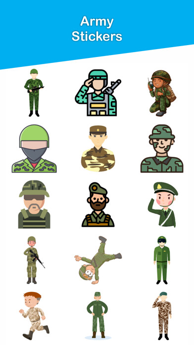 Emulate iPhone app Army Soldiers Emojis using MyAndroid Emulate iPhone app Army Soldiers Emojis using MyAndroid