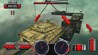 Emulate iPhone app Army Tank Impossible Track Drive & 3D Stunts using MyAndroid Emulate iPhone app Army Tank Impossible Track Drive & 3D Stunts using MyAndroid