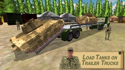 Emulate iPhone app Army Tank Transport Airplane & Truck Drive Game using MyAndroid
