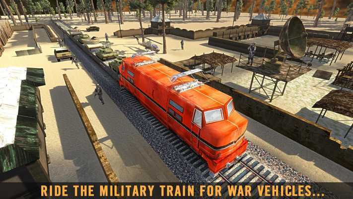 Emulate Android APK Army Transport Train Simulator