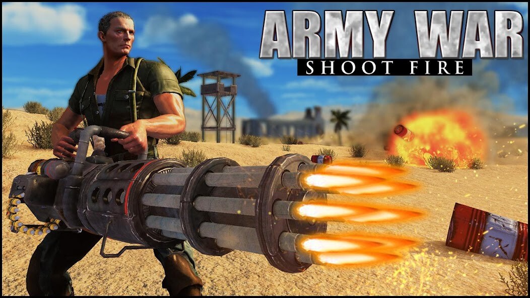 Run android online APK Army War Shoot Fire :Gunship Gunner Guns Simulator from MyAndroid or emulate Army War Shoot Fire :Gunship Gunner Guns Simulator using MyAndroid