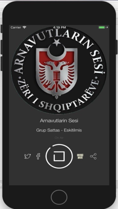 Emulate iPhone app Arnavutların Sesi using MyAndroid