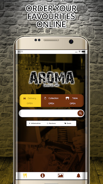Run android online APK Aroma Coffee  Kitchen from MyAndroid or emulate Aroma Coffee  Kitchen using MyAndroid