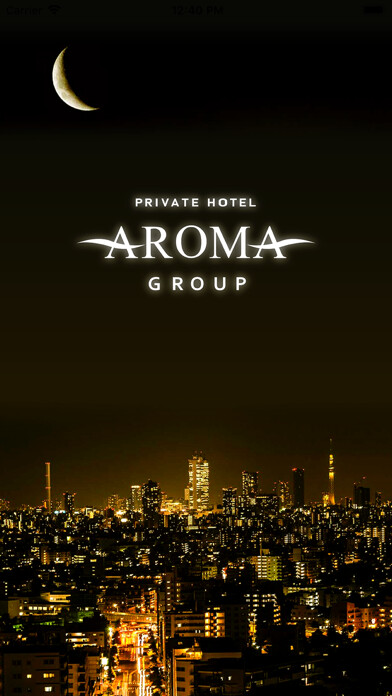 Emulate iPhone app AROMA GROUP/アロマグループ using MyAndroid