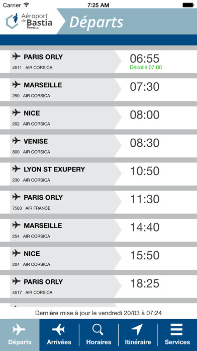 Emulate iPhone app Aéroport Bastia using MyAndroid Emulate iPhone app Aéroport Bastia using MyAndroid