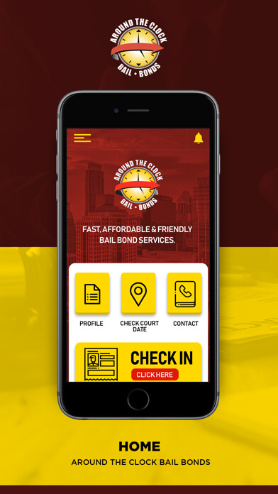 Emulate iPhone app Around the Clock Bail Bonds using MyAndroid Emulate iPhone app Around the Clock Bail Bonds using MyAndroid