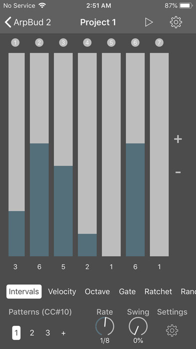 Emulate iPhone app ArpBud 2 AUv3 MIDI Arpeggiator using MyAndroid Emulate iPhone app ArpBud 2 AUv3 MIDI Arpeggiator using MyAndroid
