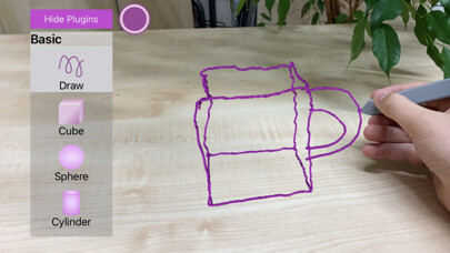Emulate iPhone app ARPen: Mid-Air Interactions using MyAndroid