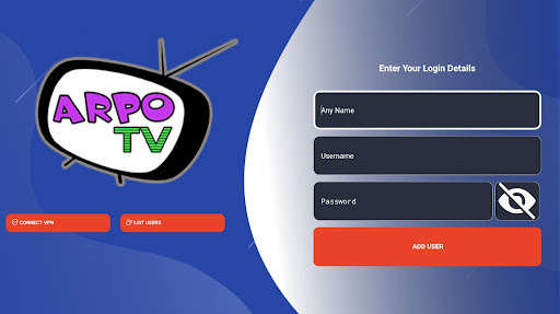 Run android online APK ARPO TV Player from MyAndroid or emulate ARPO TV Player using MyAndroid