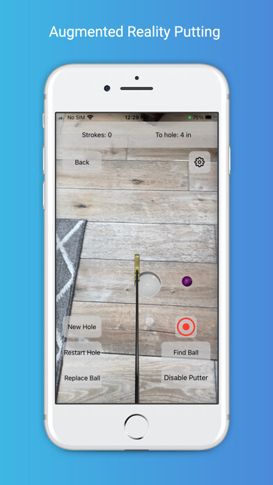Emulate iPhone app AR Putting using MyAndroid Emulate iPhone app AR Putting using MyAndroid