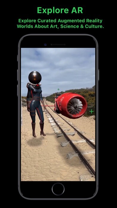 Emulate iPhone app Arrea - Explore and Create AR using MyAndroid
