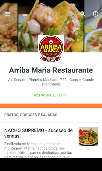 Run android online APK Arriba Maria Restaurante from MyAndroid or emulate Arriba Maria Restaurante using MyAndroid