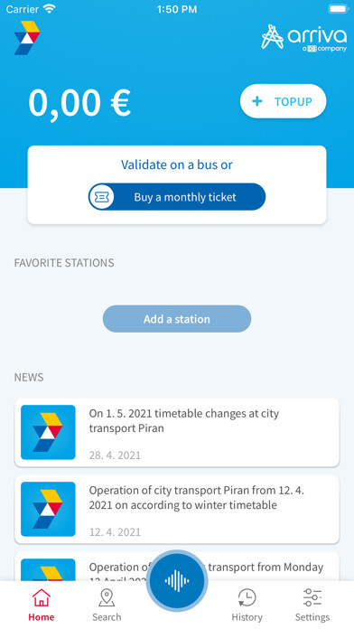 Emulate iPhone app Arriva Piran using MyAndroid Emulate iPhone app Arriva Piran using MyAndroid