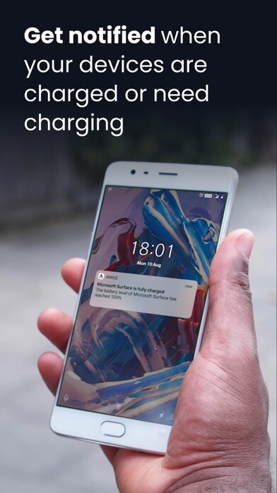 Emulate iPhone app ARROE - Battery Management using MyAndroid