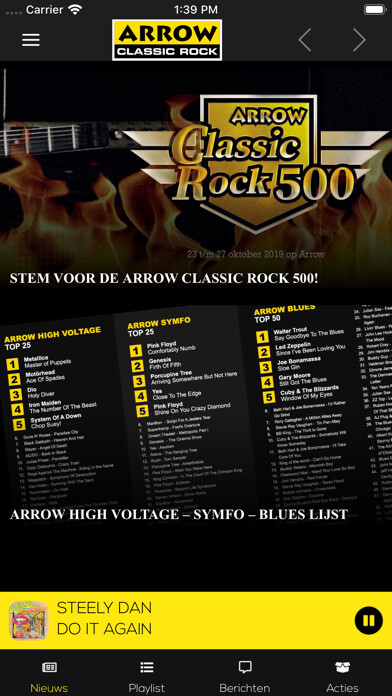 Emulate iPhone app Arrow - classic rock using MyAndroid Emulate iPhone app Arrow - classic rock using MyAndroid