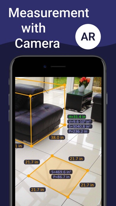 Emulate iPhone app AR Ruler 3d: Tape Measure App using MyAndroid Emulate iPhone app AR Ruler 3d: Tape Measure App using MyAndroid