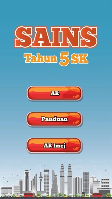 Emulate iPhone app AR Sains Thn 5 & Science Yr 5 using MyAndroid