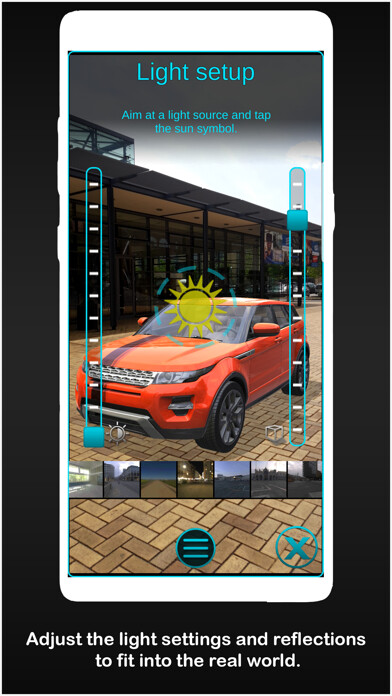 Emulate iPhone app AR-Stage light using MyAndroid