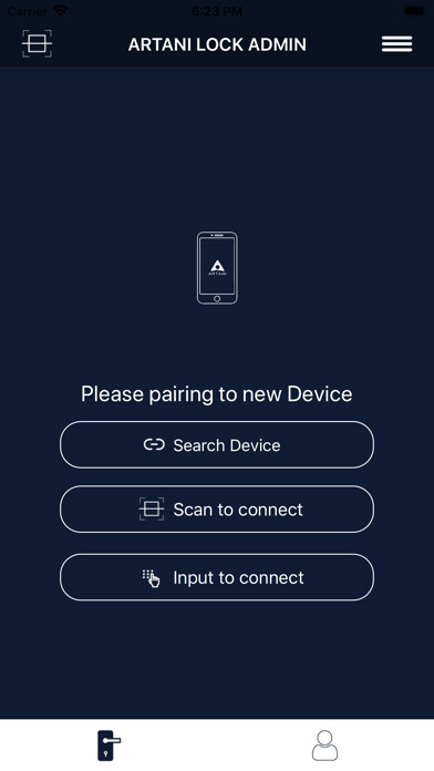 Emulate iPhone app Artani Lock Admin using MyAndroid