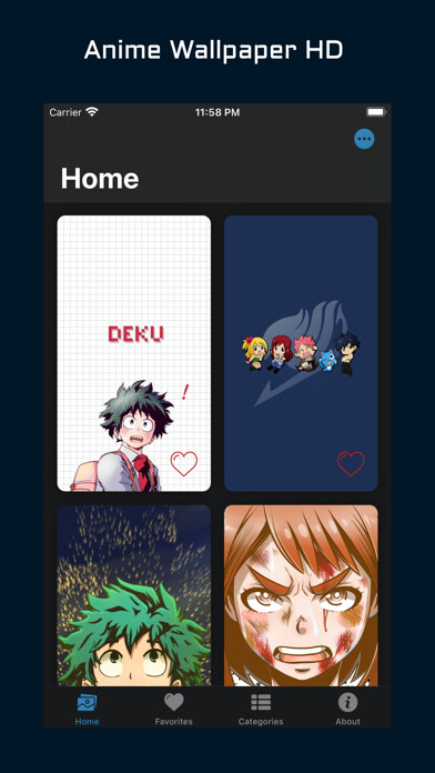 Emulate iPhone app Art Anime Wallpapers using MyAndroid Emulate iPhone app Art Anime Wallpapers using MyAndroid
