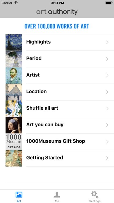 Emulate iPhone app Art Authority using MyAndroid Emulate iPhone app Art Authority using MyAndroid