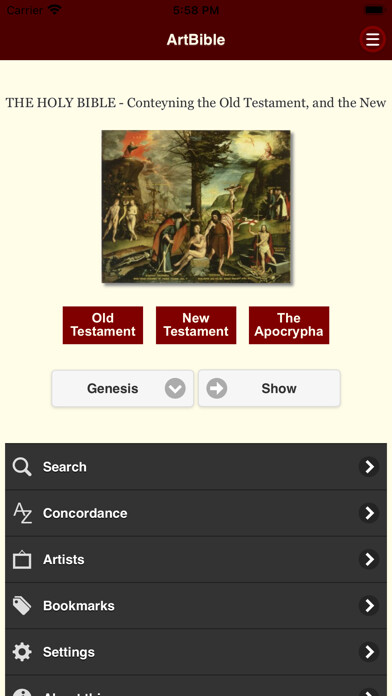 Emulate iPhone app ArtBible using MyAndroid Emulate iPhone app ArtBible using MyAndroid