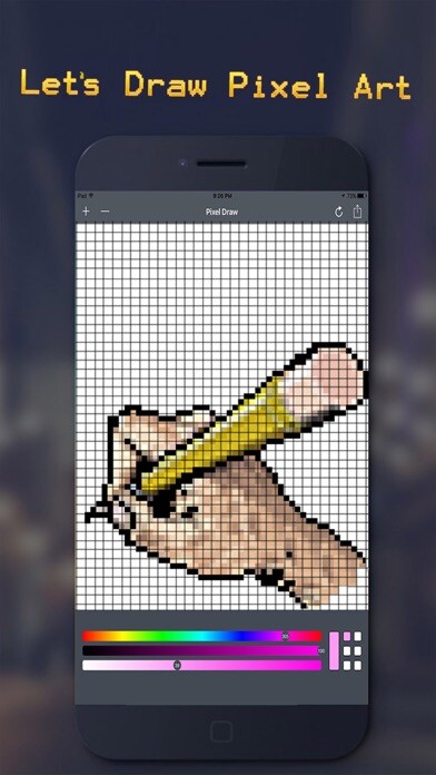 Emulate iPhone app ArtBit- Pixel Drawing Tool using MyAndroid Emulate iPhone app ArtBit- Pixel Drawing Tool using MyAndroid