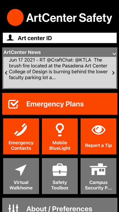 Emulate iPhone app ArtCenter Safety using MyAndroid