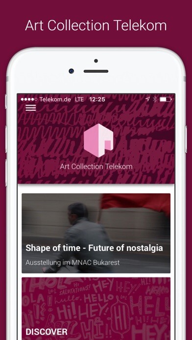 Emulate iPhone app Art Collection Telekom using MyAndroid