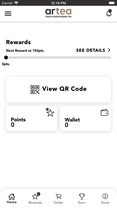 Emulate iPhone app Artea Bubble Tea Rewards using MyAndroid Emulate iPhone app Artea Bubble Tea Rewards using MyAndroid