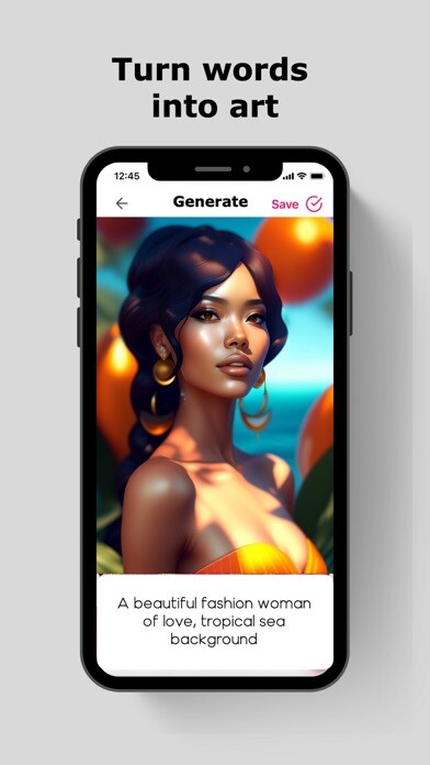 Emulate iPhone app Art Effect : AI Art Generate using MyAndroid