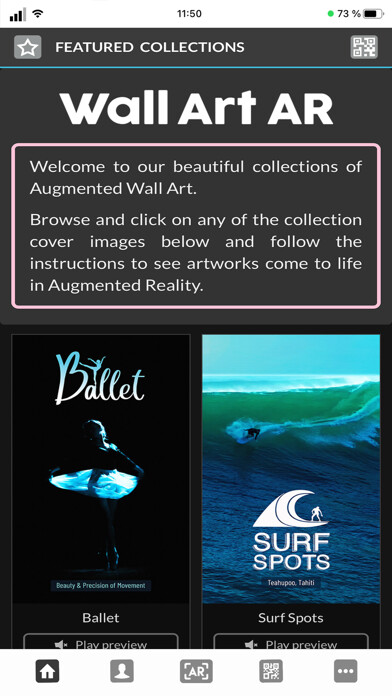 Emulate iPhone app Art Gallery Augmented Reality using MyAndroid