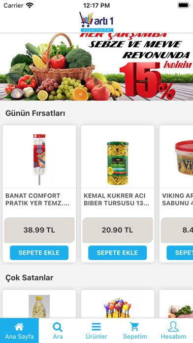 Emulate iPhone app Arti1Market using MyAndroid