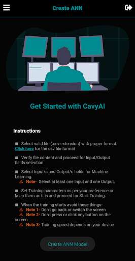 Emulate Artificial Intelligence & Machine Learning- CavyAI from MyAndroid or run Artificial Intelligence & Machine Learning- CavyAI using MyAndroid