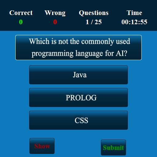 Emulate Artificial Intelligence MCQ from MyAndroid or run Artificial Intelligence MCQ using MyAndroid